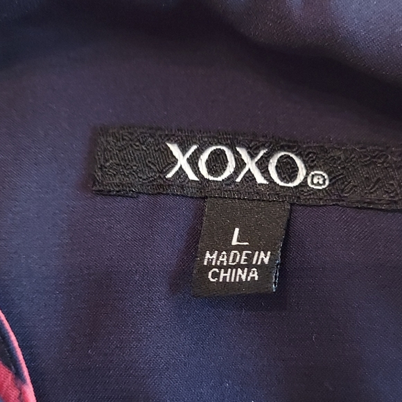 XOXO COLD SHOULDEE MAXI DRESS LARGE - Picture 6 of 7